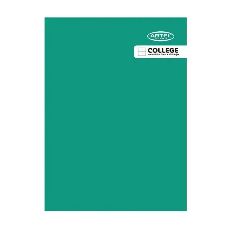 Cuaderno College Matemáticas 7Mm. 100 Hojas Artel